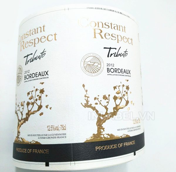 in tem rượu vang nhập khẩu