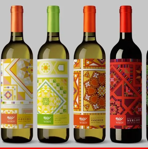 in tem rượu vang nhập khẩu